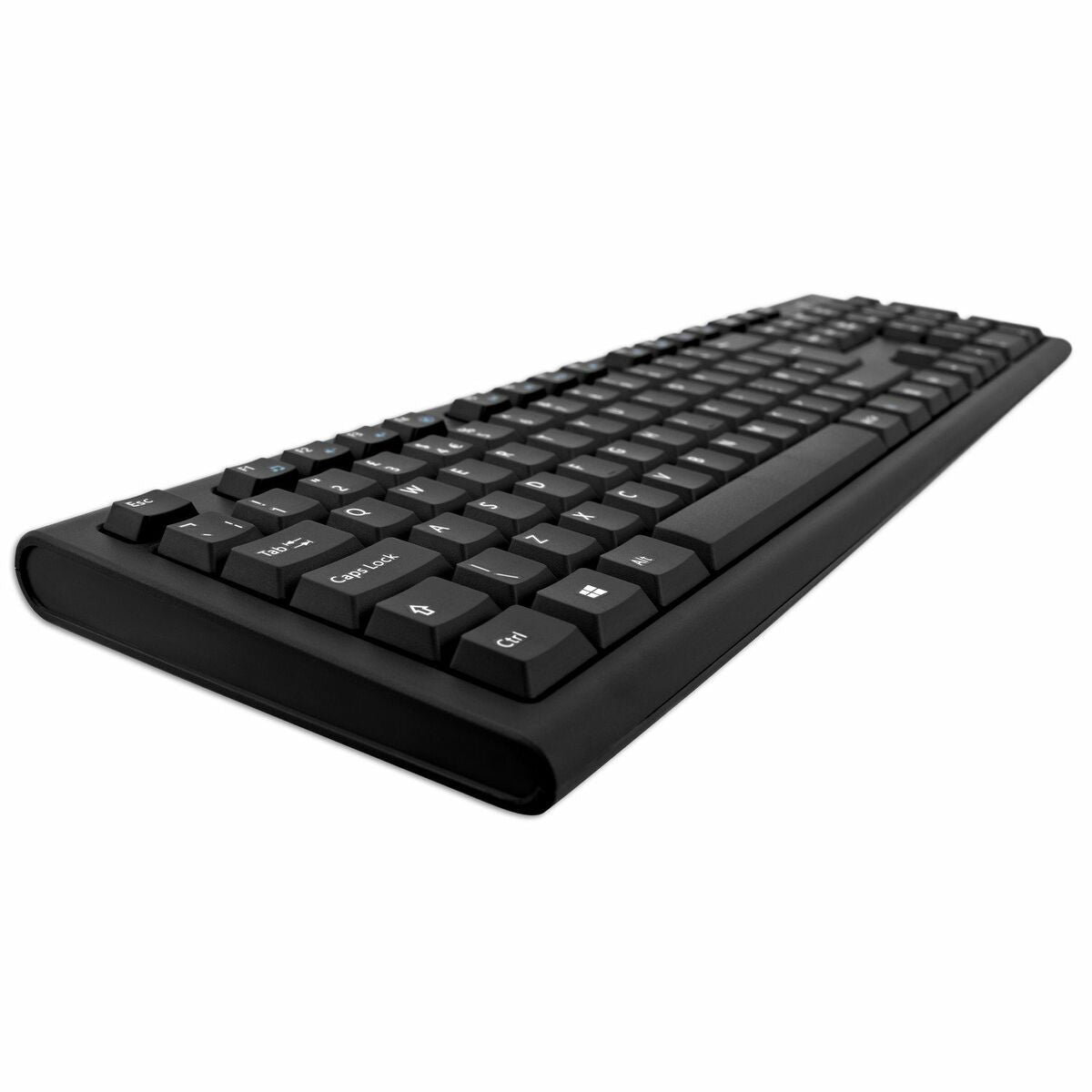 Tastatur und Maus V7 CKW200UK Schwarz Englisch QWERTY