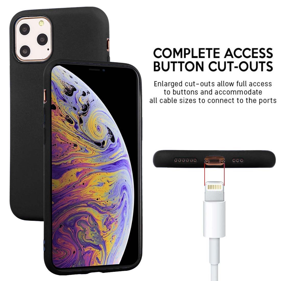 AMZER stoßfeste Silikonhülle Jelly Case für