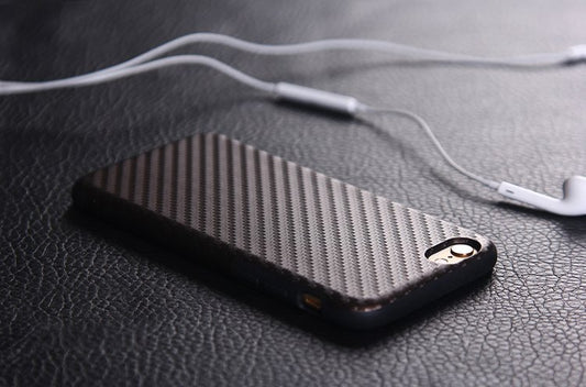 Funda de fibra de carbono para iPhone