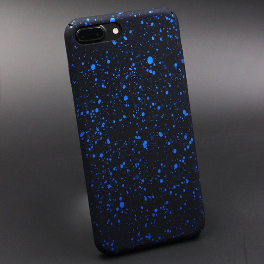 Fundas de iPhone azul marino Noche estrellada
