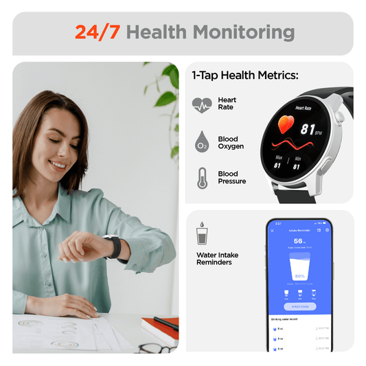 HyperGear Smartwatch + Fitness-Tracker