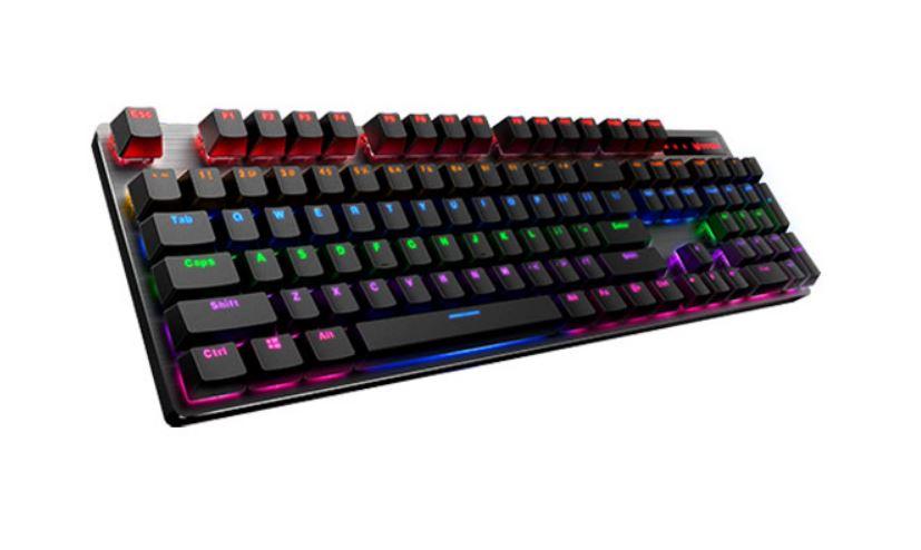 Teclado mecánico retroiluminado para juegos RAPOO V500 Pro - Resistente a salpicaduras,