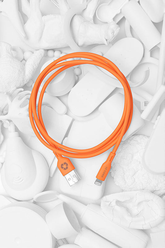 Sunset iPhone Lightning Ladekabel · 1,2 Meter · Aus recyceltem Kunststoff