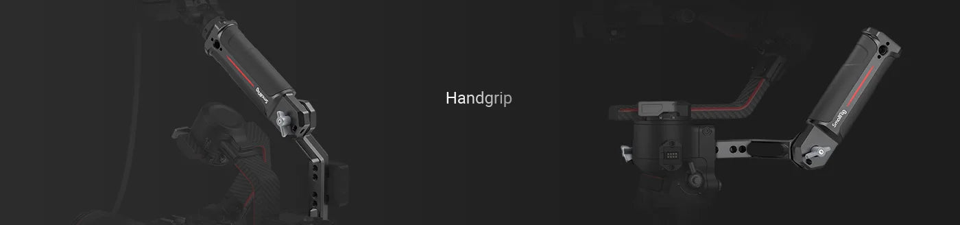 SmallRig Verstellbarer Doppelhandgriff für DJI RS 2 /RSC 2 / RS 3 / RS 3 Pro /RS 4/ RS 4 Pro Gimbal Handheld Stabilizer Monitorhalterung