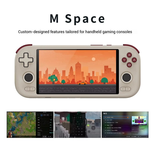 MANGMI AIR X Handheld Game Console Snapdragon 662 5000mAh Battery 5.5-inch Screen 15W Fast Charging Android 14 Video Game Player