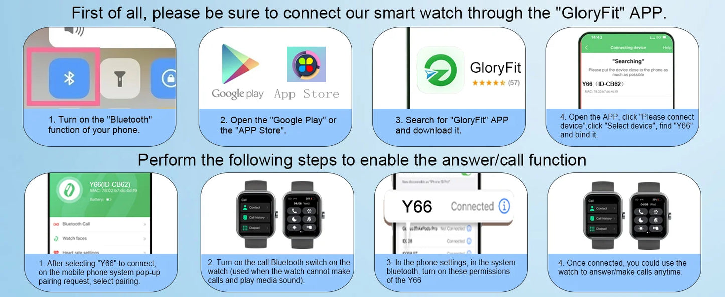 Smart Watch(Answer/Make Calls), 1.96" Smartwatches, Fitness Tracker, Sleep Monitor, Pedometer, 100+ Sport Modes, IP68 Waterproof