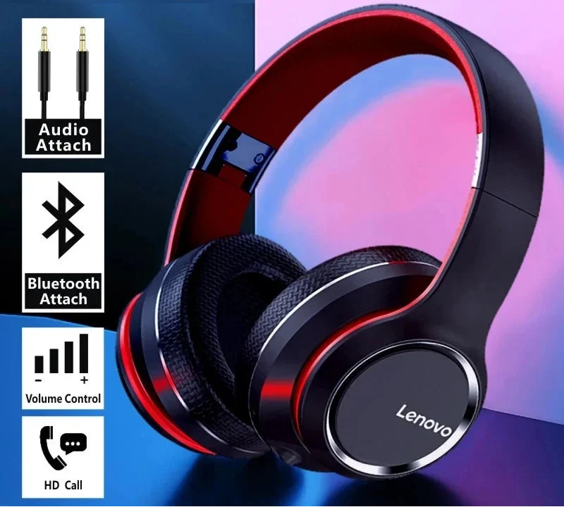 Over-Ear Foldable Wireless Headphone Black
