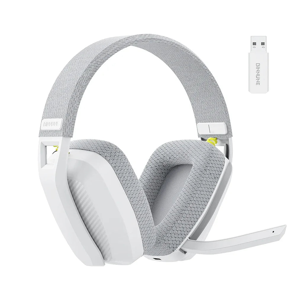 Wireless Gaming Headset with Mic White