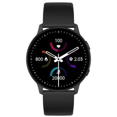 Smartwatch Vollkreis-Volltouch-Herzfrequenz-Schrittzähler