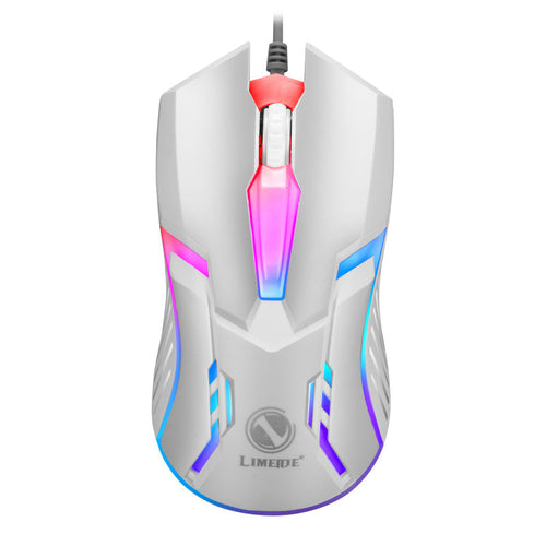 Kabelgebundene USB-Maus mit Hintergrundbeleuchtung für kompetitives Gaming