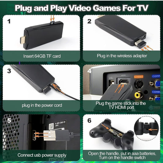 Kabelloses Controller-Gaming mit 10000 Gamesticks