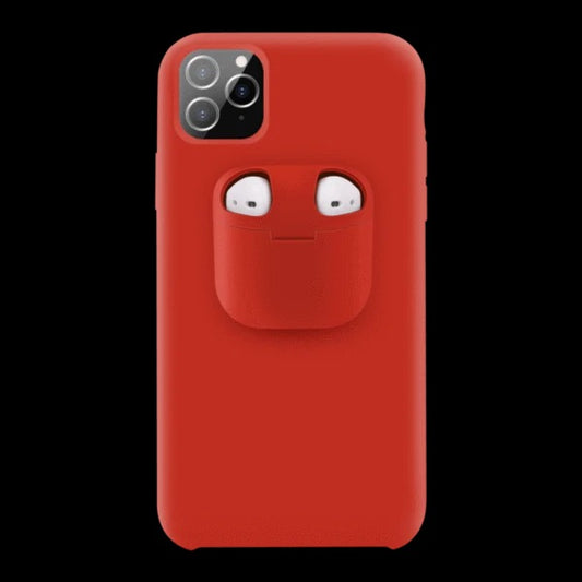 iPhone Schutzhülle mit AirPods-Halter