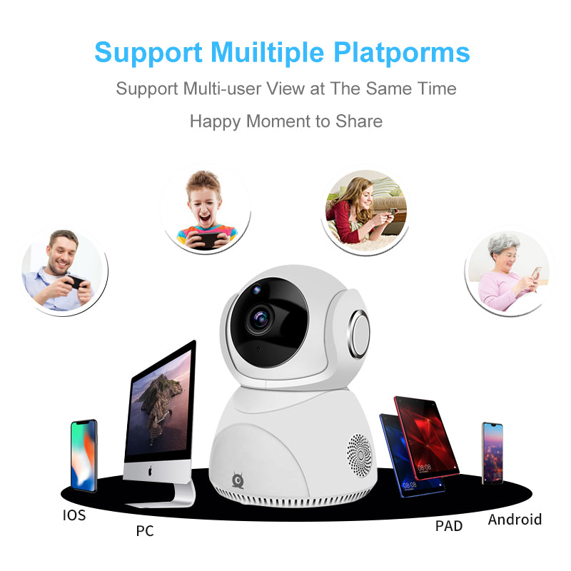 HD 1080P Kamera 360° Panorama PTZ WLAN-Kamera