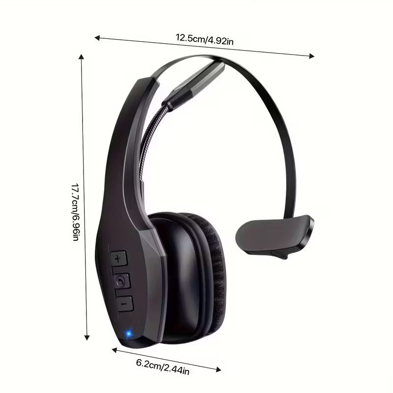 Wireless Headset with Mic and USB-C Charging-4