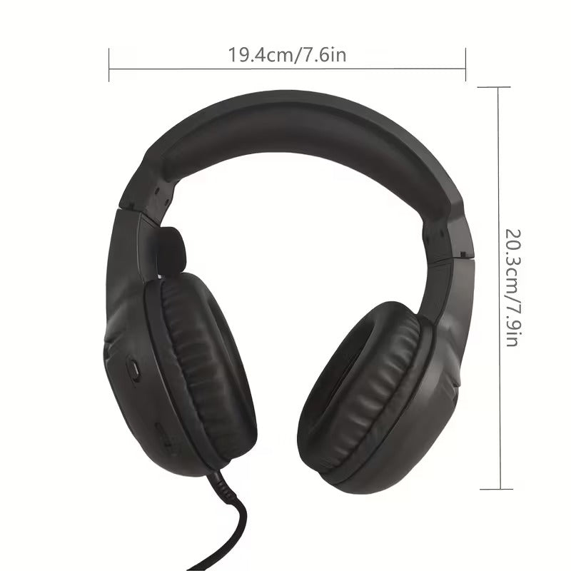 S20 Gaming Headset 50mm LED Mic-4