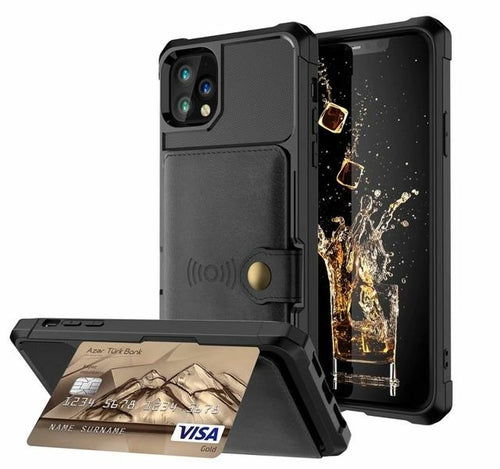 360 Schutz Magnetische Leder Brieftasche Hülle für iPhone