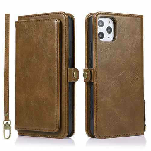 Magnetische Kartenhalter-Brieftaschenhülle für iPhone