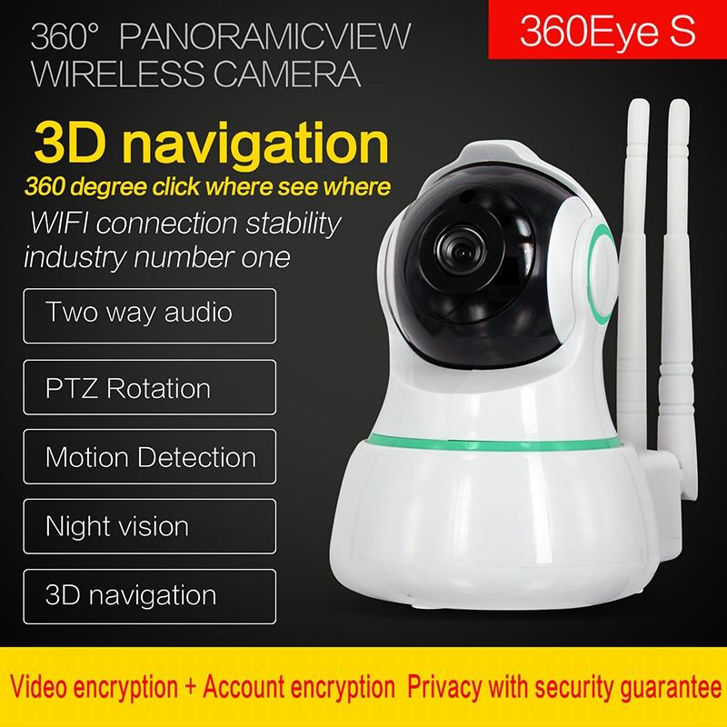 WLAN-Fernbedienung 1080P IP-Überwachungskamera für zu Hause Zwei-Wege-Audio Wireless Mini