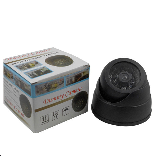 Attrappe Kamera Fake-Überwachung CCTV Dome Kamera mit blinkender roter LED