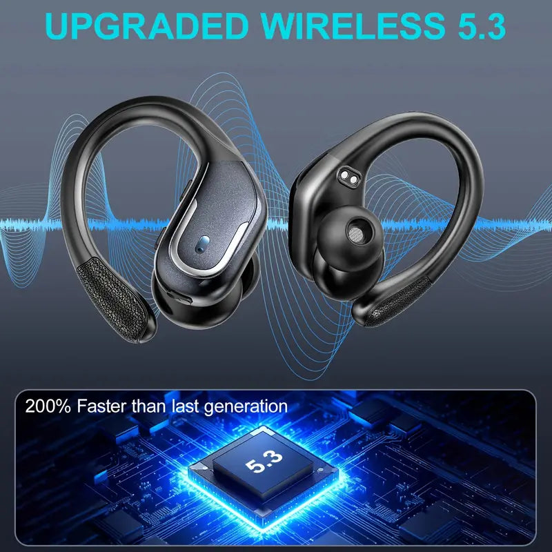 90H Wireless 5.3 Earbuds with ENC Noise Cancelling Mic-1