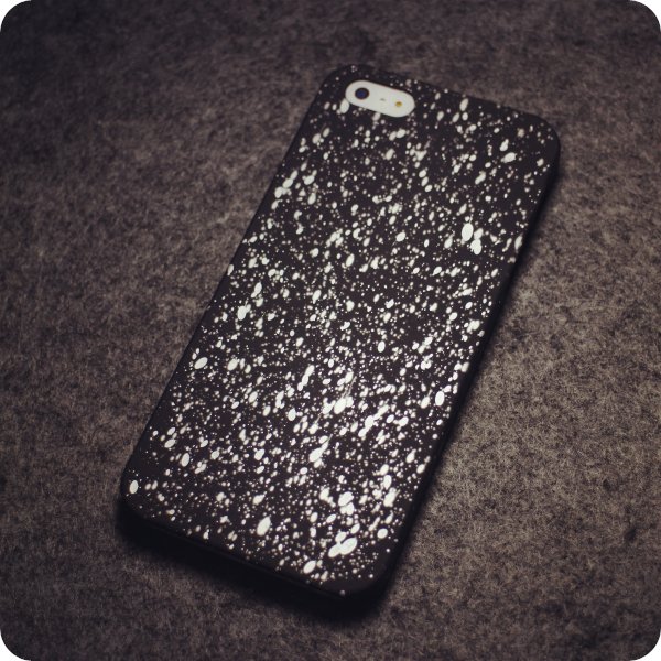 Silver Starry Night iPhone Cases