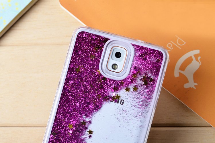 Hot Pink Glitter Phone Case For Samsung