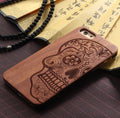 Wood Skull iPhone Case