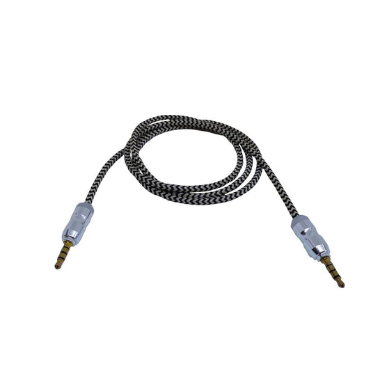 Metall-AUX-Kabel mit 3,5-mm-Metallstecker auf