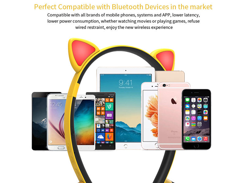 Katzenohr-Headset mit Mikrofon für alle Telefone
