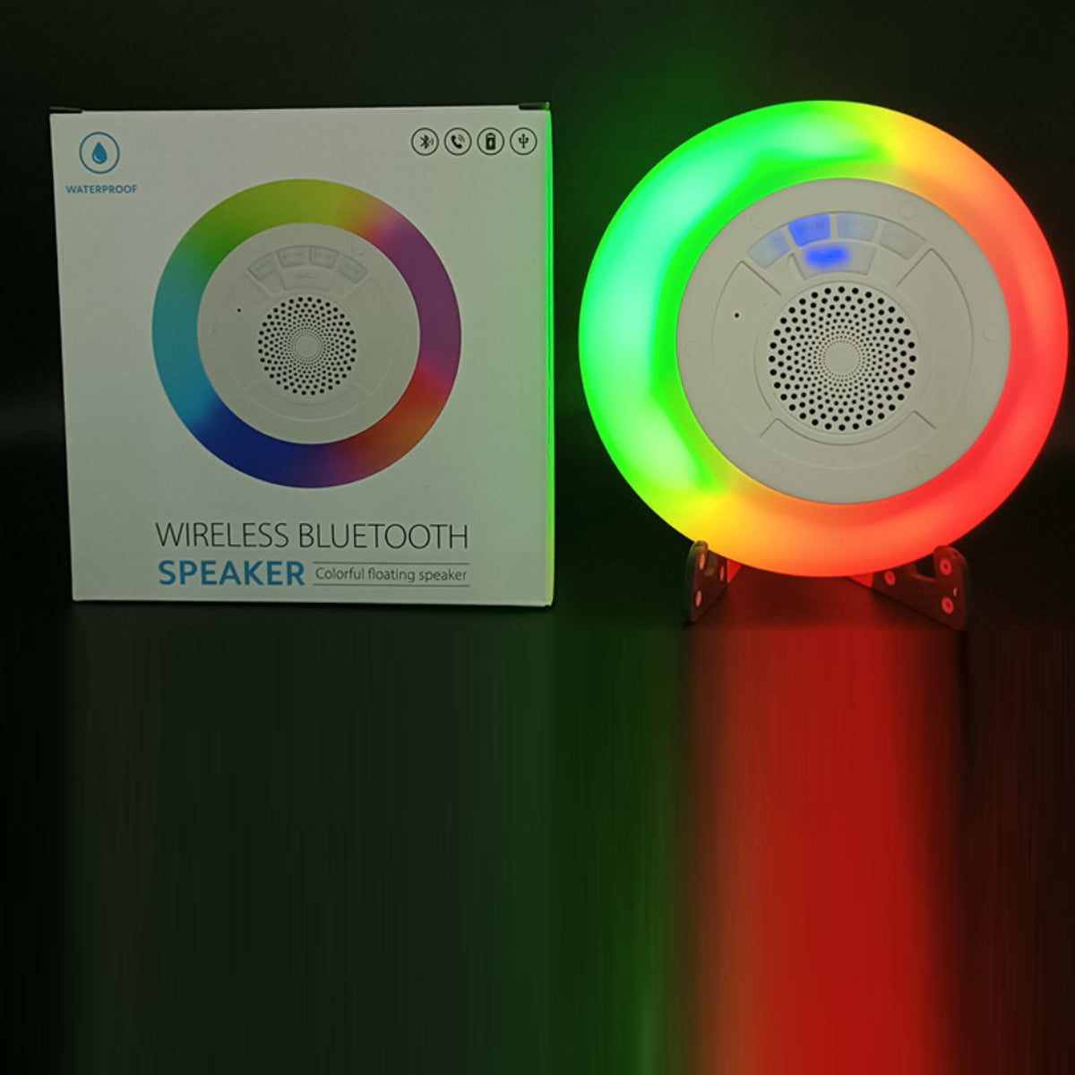 Floatilla Bluetooth LED-fähiger wasserdichter Lautsprecher für Pools und