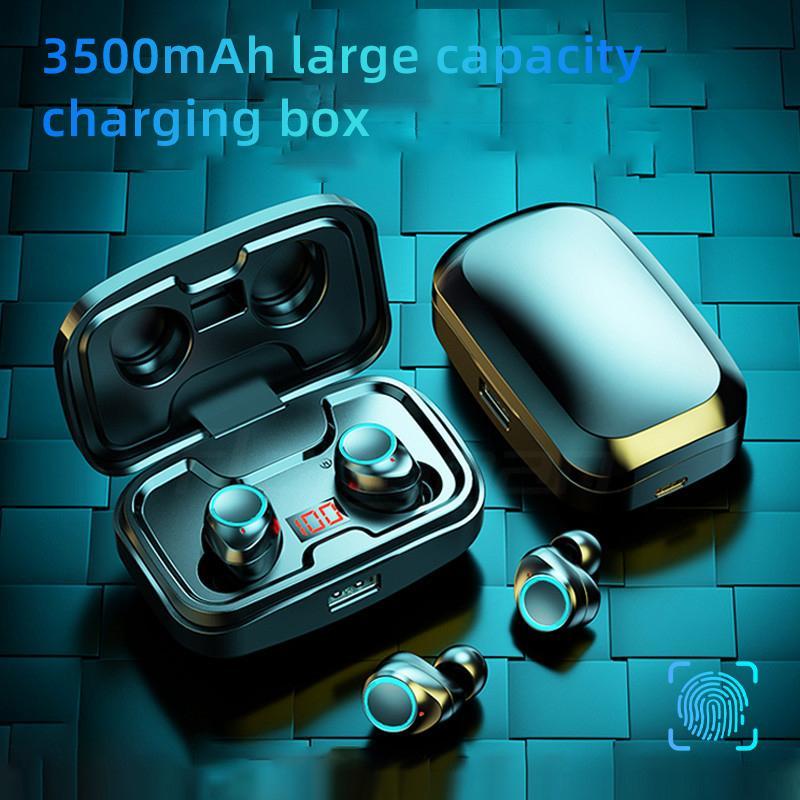 TWS Bluetooth 5.0 Earphones 3500mAh Charging Box Wireless Headphone 9D
