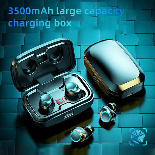 TWS Bluetooth 5.0 Kopfhörer 3500mAh Ladebox Kabelloser Kopfhörer 9D