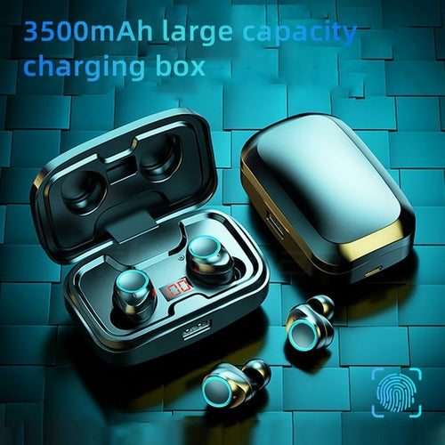 TWS Bluetooth 5.0 Earphones 3500mAh Charging Box Wireless Headphone 9D