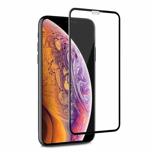 AMZER Kristal Protector de Pantalla Borde a Borde de Cristal Templado 9H para iPhone Xs Max