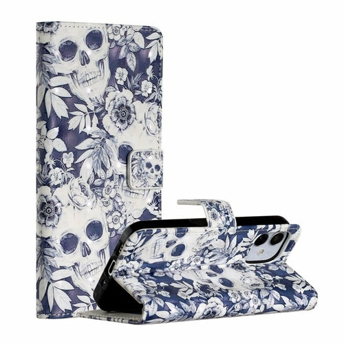 Funda tipo libro AMZER con impresión 3D y cartera para iPhone 12 Max