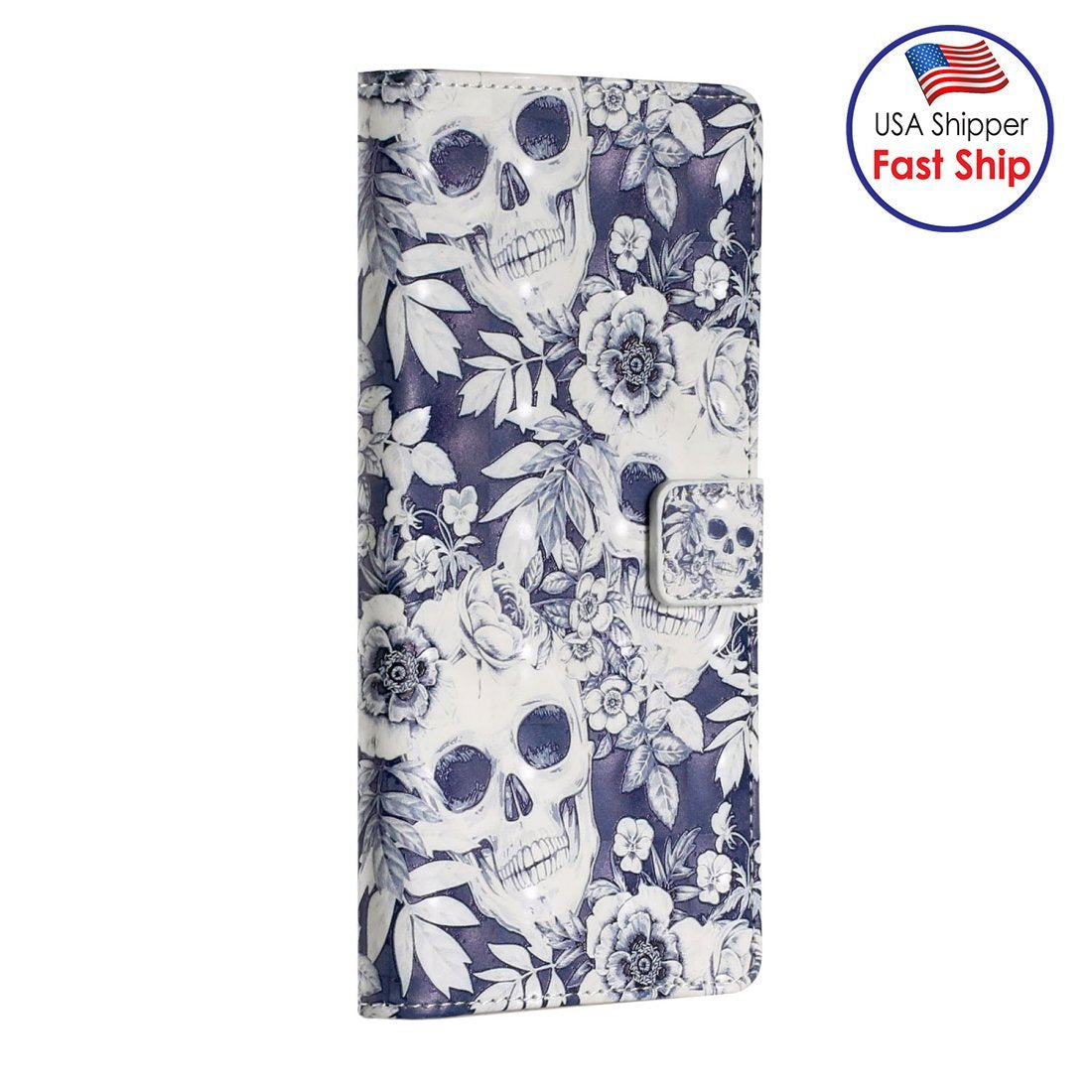 Funda tipo libro AMZER con impresión 3D y cartera para iPhone 12 Max