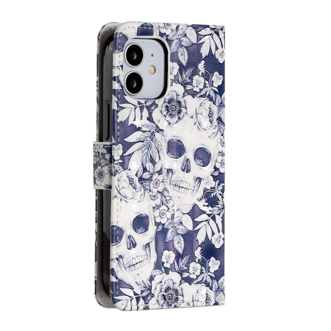 Funda tipo libro AMZER con impresión 3D y cartera para iPhone 12 Max