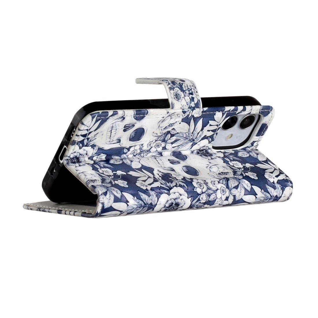 Funda tipo libro AMZER con impresión 3D y cartera para iPhone 12 Max
