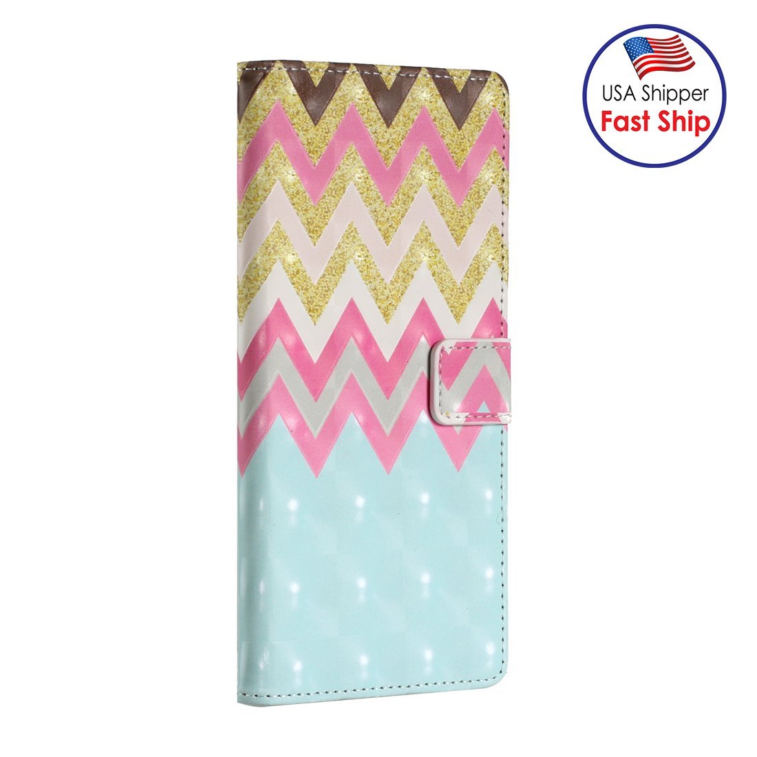 Funda tipo libro AMZER con impresión 3D y cartera para iPhone 12 Max