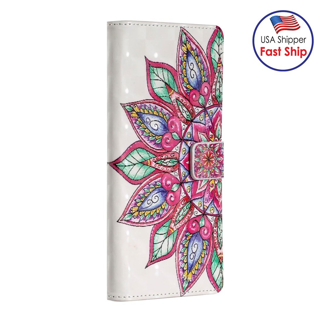 Funda tipo libro AMZER con impresión 3D y cartera para iPhone 12 Max