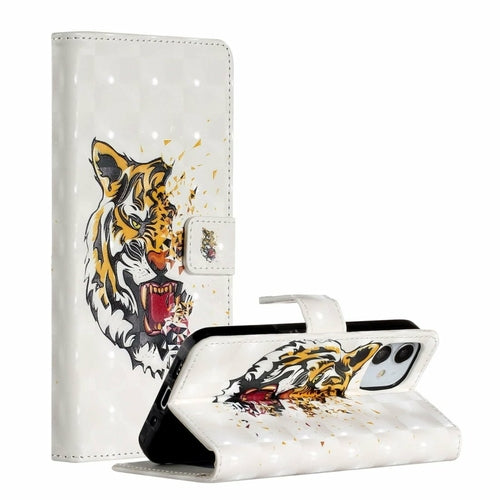 Funda tipo libro AMZER con impresión 3D y cartera para iPhone 12 Max