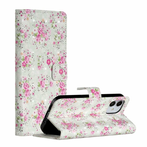 Funda tipo libro AMZER con impresión 3D y cartera para iPhone 12 Max