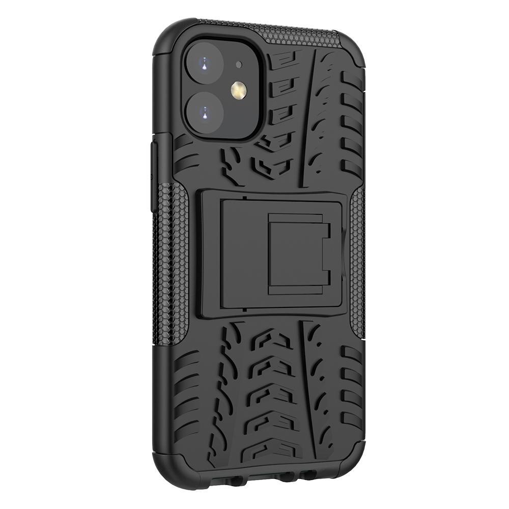 Funda con soporte de doble capa AMZER Hybrid Warrior para Apple iPhone 12