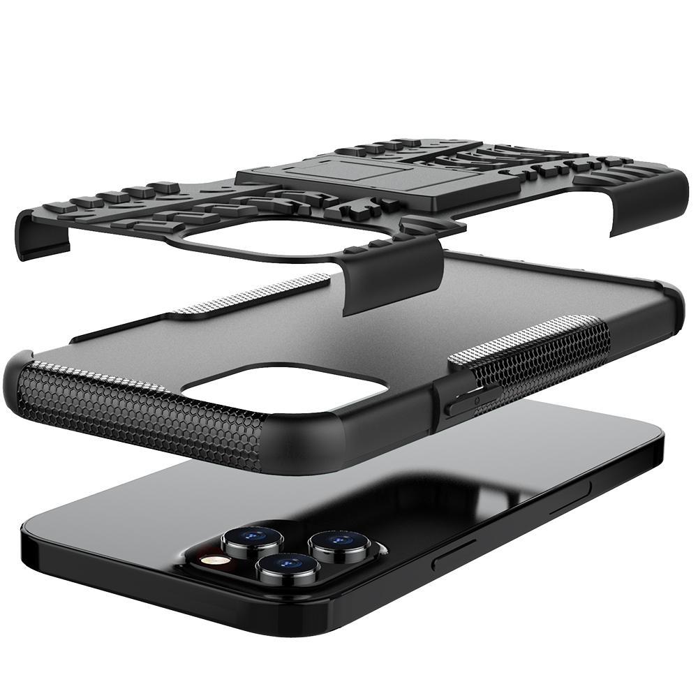 AMZER Hybrid Warrior Dual Layer Kickstand Case für Apple iPhone 12 Pro