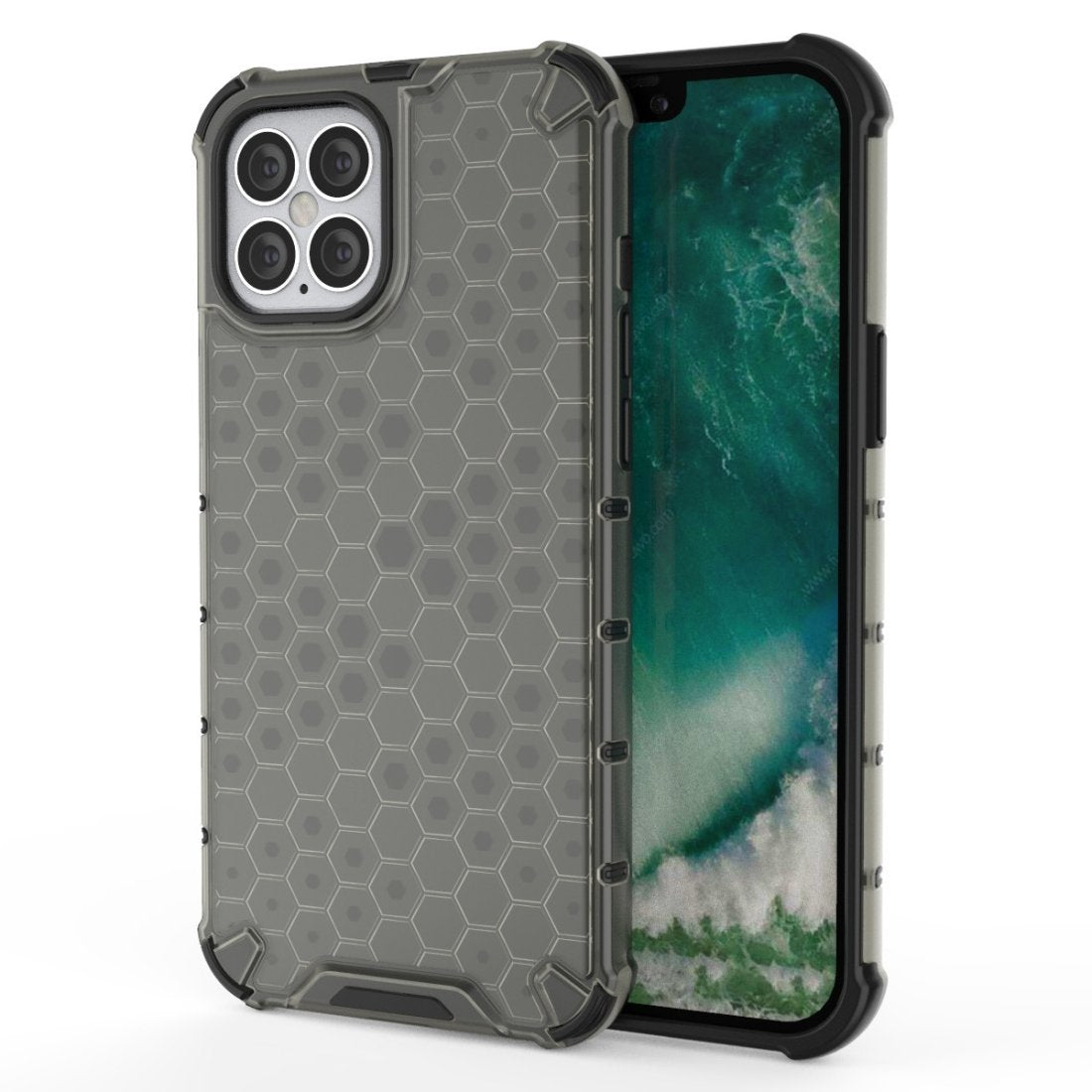 AMZER Honeycomb SlimGrip Hybrid Bumper Case für iPhone 12 Pro Max