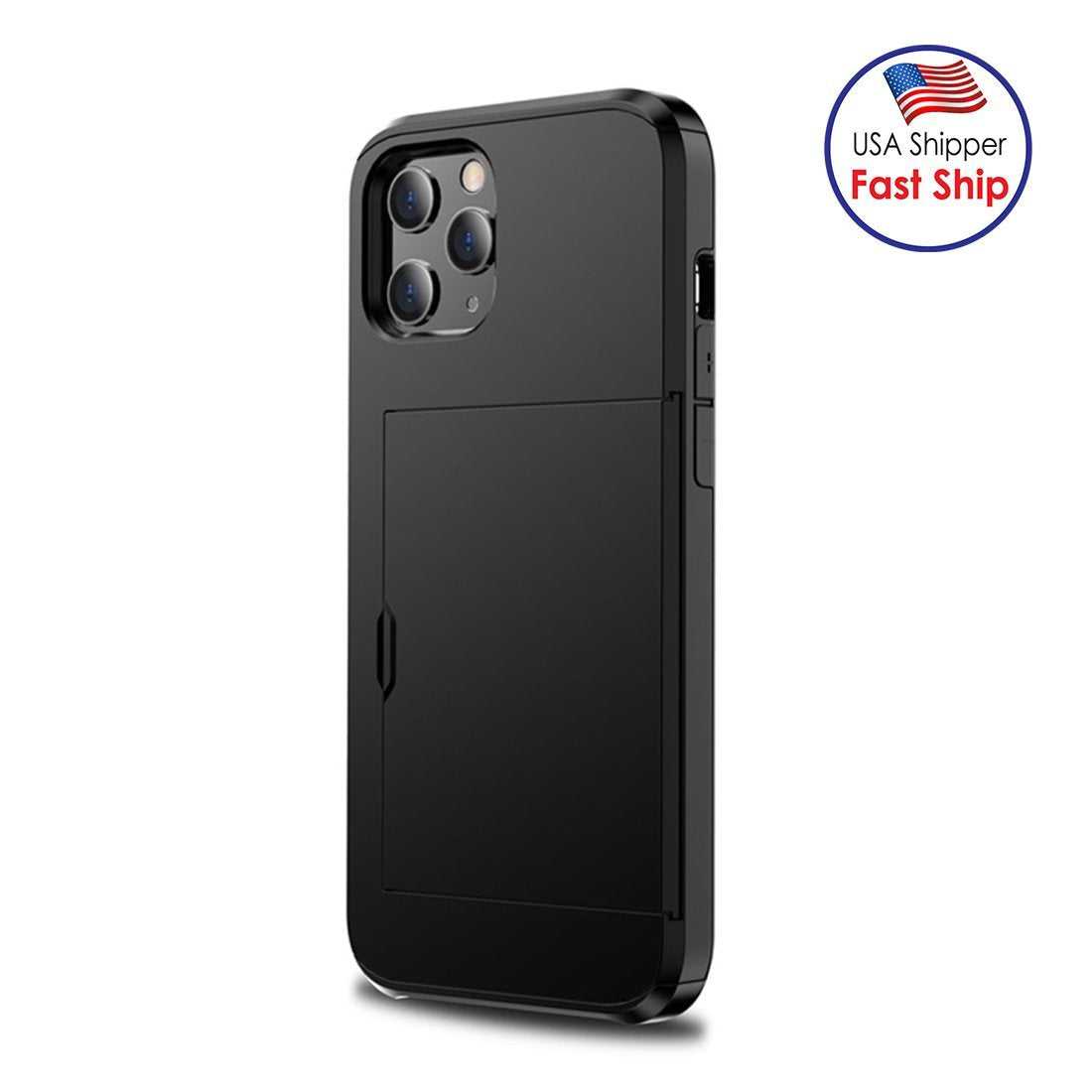 AMZER Hybrid-Kartenetui mit Gürtelclip für iPhone 12