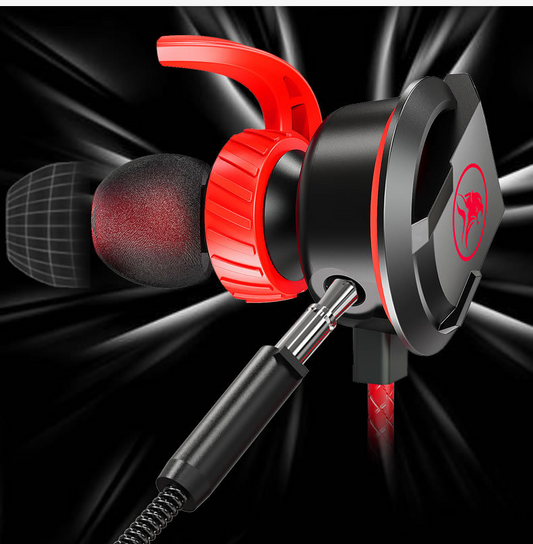 Kabelgebundenes Handy Computer Headset In-Ear Gaming mit langem Mikrofon