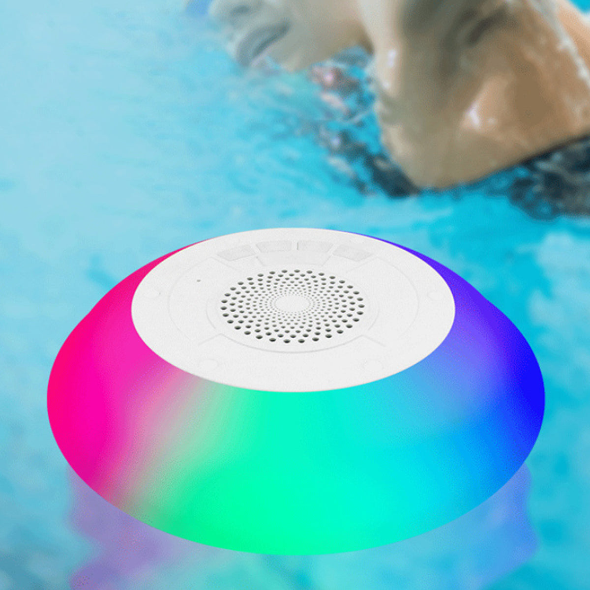 Floatilla Bluetooth LED-fähiger wasserdichter Lautsprecher für Pools und