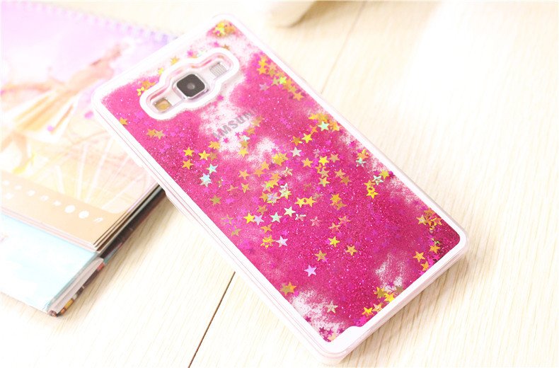 Hot Pink Glitter Phone Case For Samsung