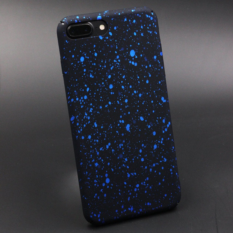 Navy Starry Night iPhone Cases